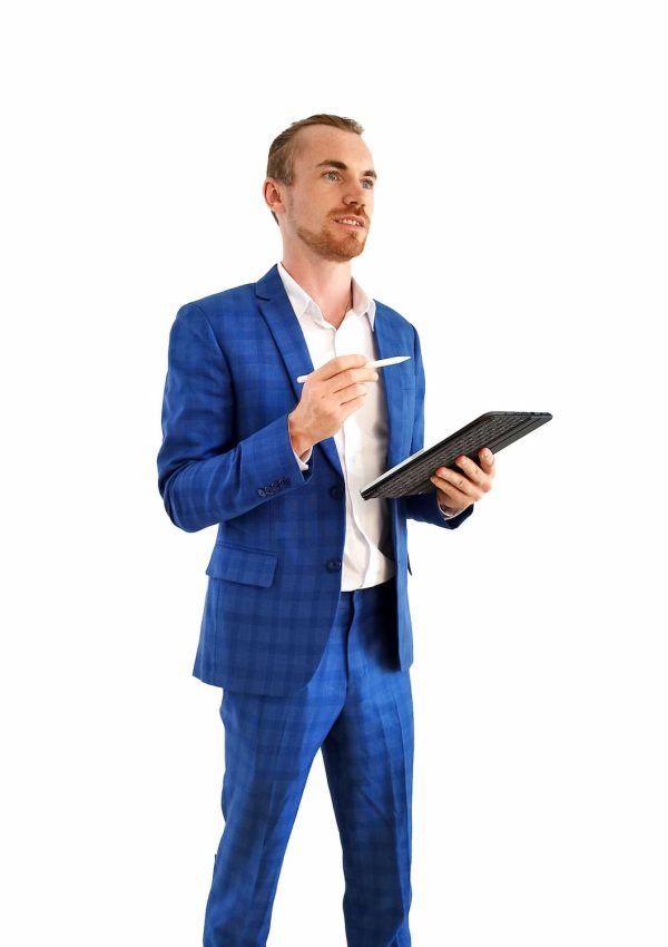 Joshua Reece explaining how to deliver low cost digital marketing